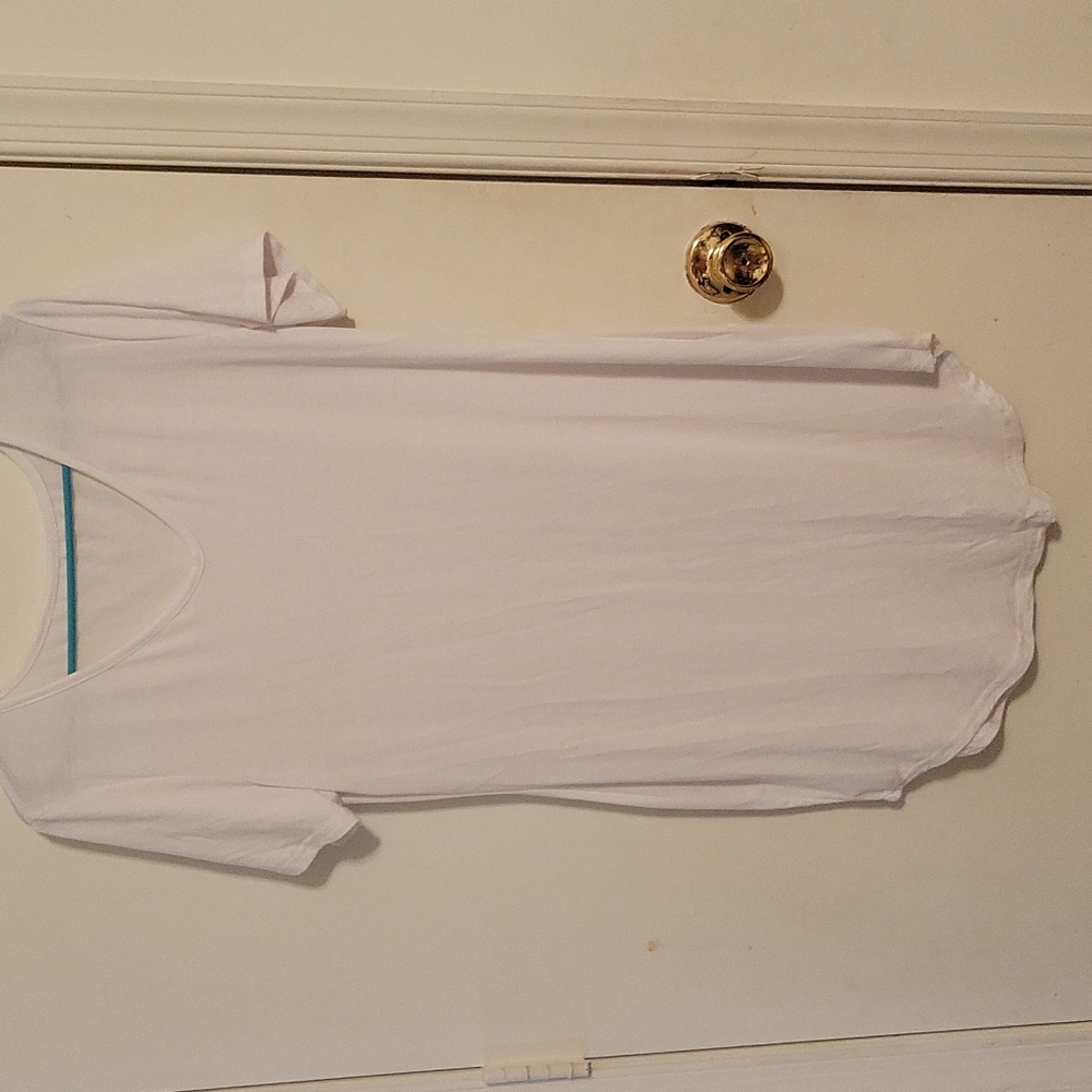 White tshirt dress